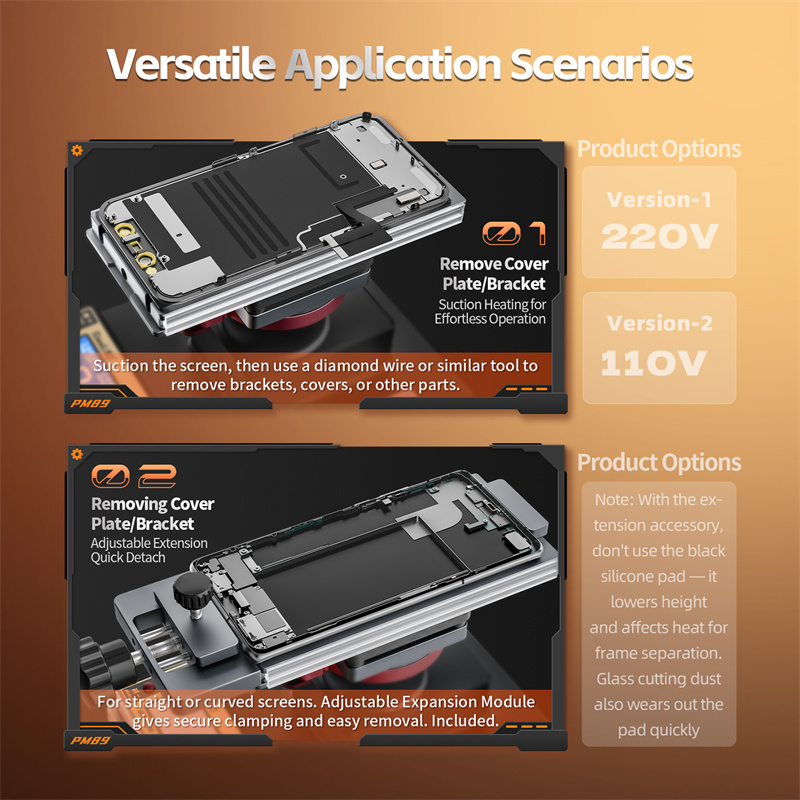Screen Separator Machine - QianLi PM89 360 ° 회전식 가열