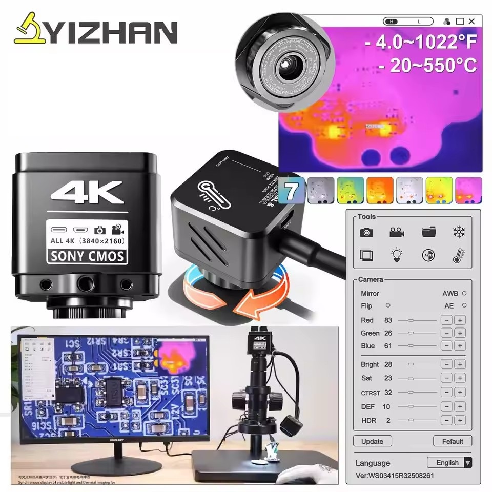 Electronic Repair - YIZHAN 열화상 카메라 256*192 픽셀 4k