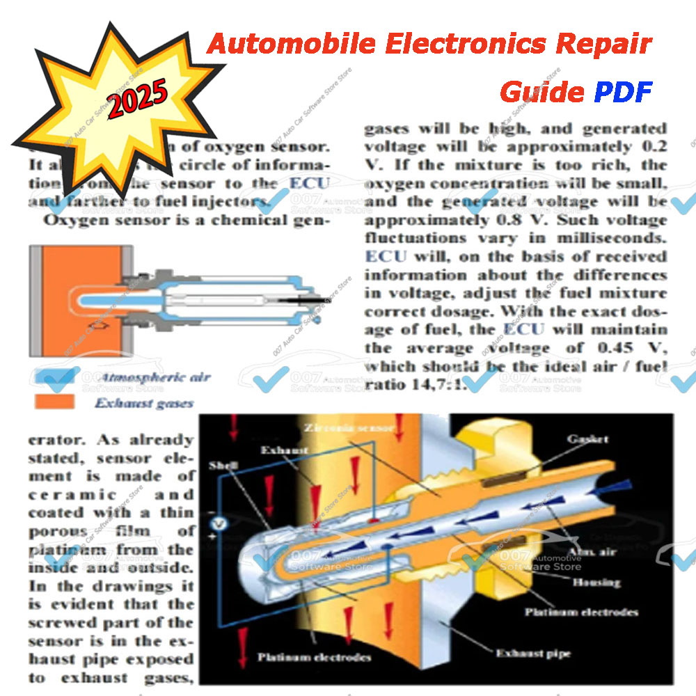 새로운 자동차 전자 장치 수리 가이드 PDF 자동차 기 - Electronics Repair Guide 리뷰 및 가격