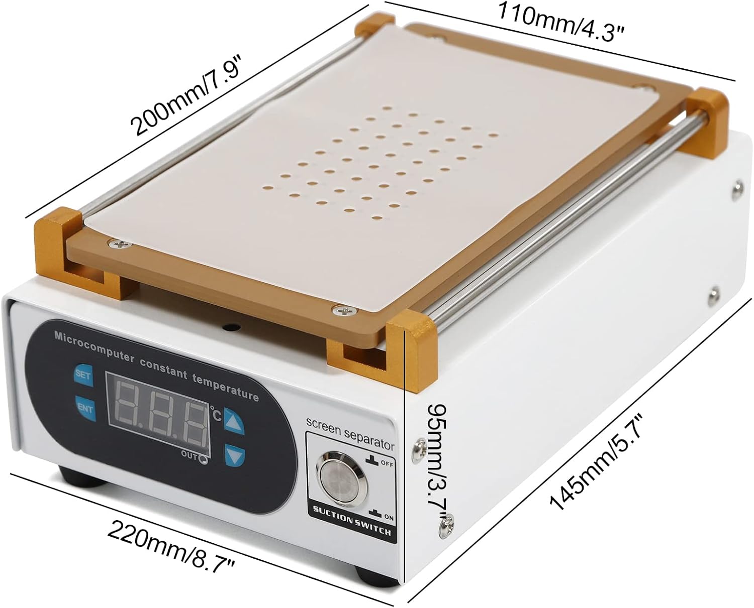 7 인치 LCD 화면 분리기 기계, 터치 스크린 제거, - Screen Separator Machine 리뷰 및 가격