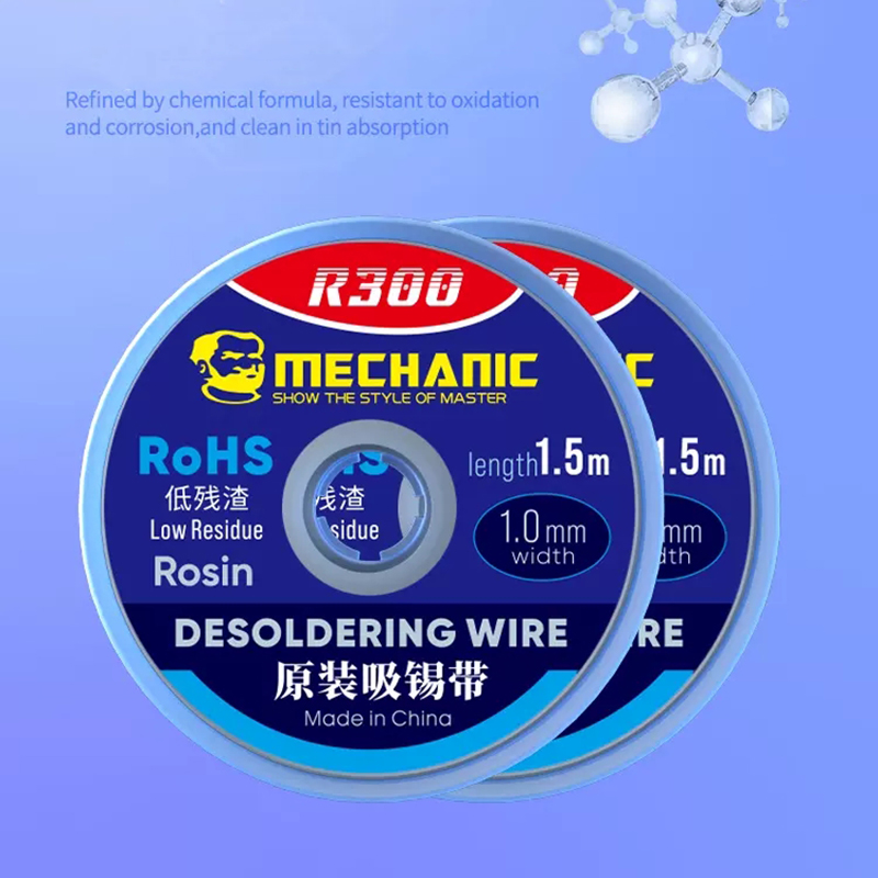 MECHANIC R300 디 솔더링 메쉬 브레이드 솔더 - Solder Wick Braid 리뷰 및 가격