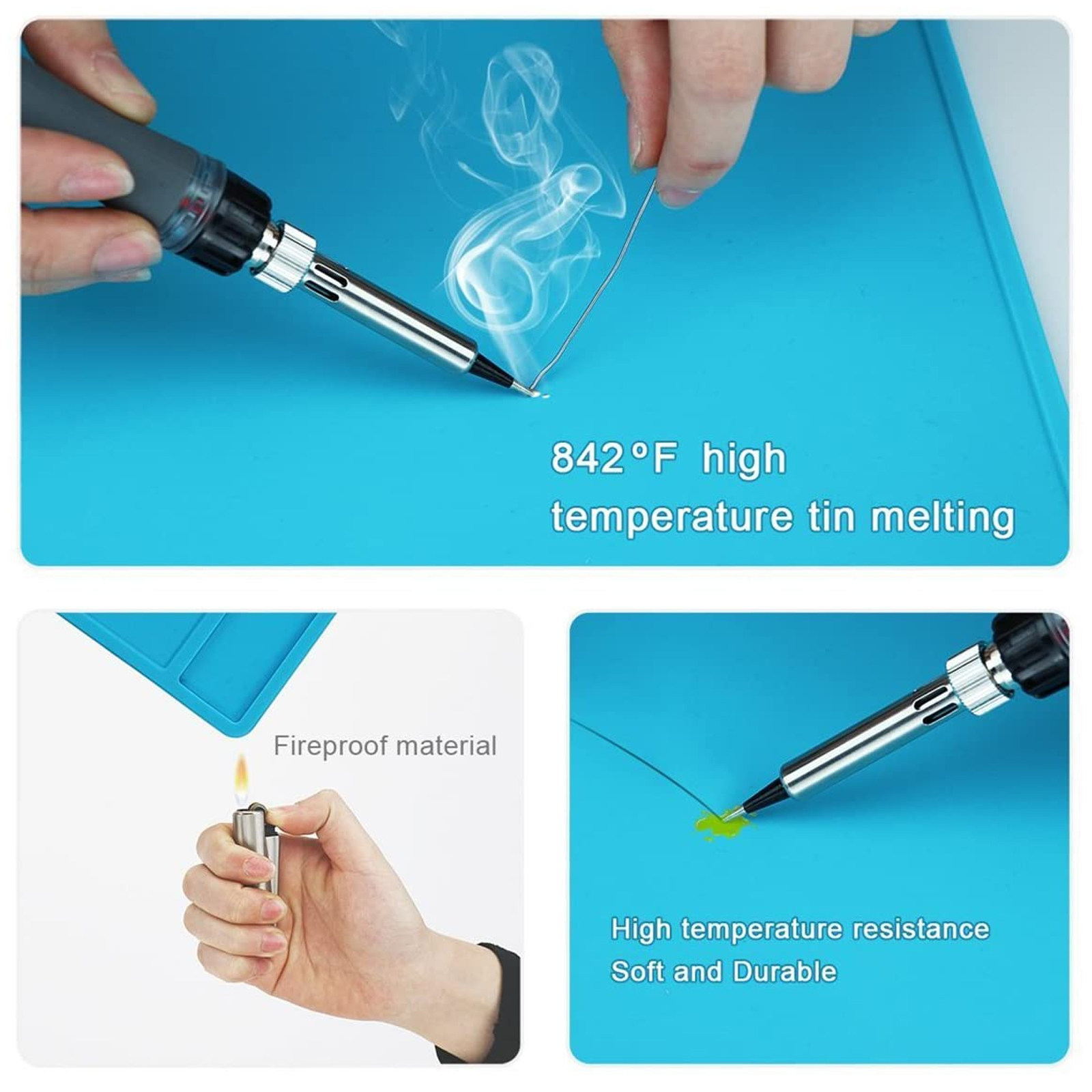내열성 실리콘 납땜 매트, 대형 단열 전자 제품 수리  - Electronic Repair 리뷰 및 가격