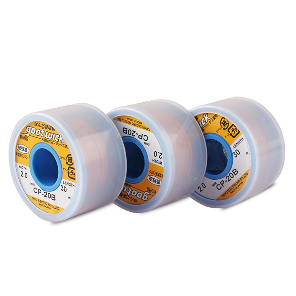 일본 오리지널 Goot Wick 30/20/15M 디  - Solder Wick Braid 리뷰 및 가격