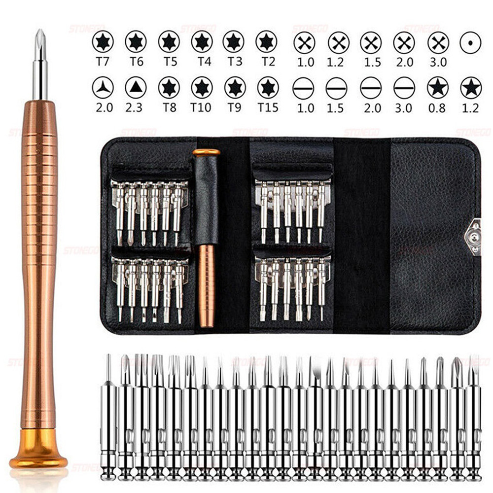25 in 1 정밀 드라이버 세트 다기능 톡스 드라이버 - Electronic Repair Tutorial 리뷰 및 가격