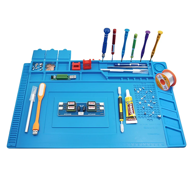 실리콘 납땜 매트 ESD 정전기 방지 단열 마더보드,  - Electronic Repair Tutorial 리뷰 및 가격
