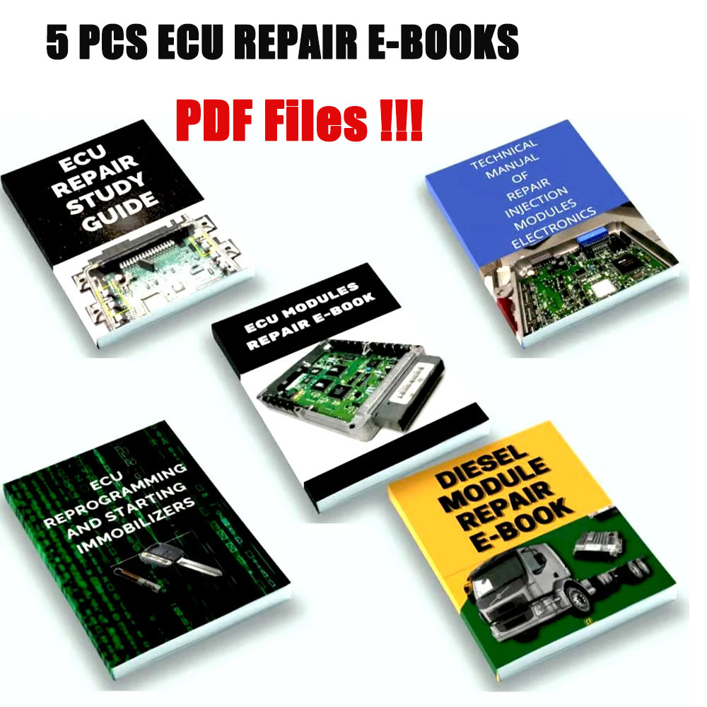 5개 ECU 수리 매뉴얼 전자책, 워크샵에서 인젝션 모 - Electronics Repair Guide 리뷰 및 가격