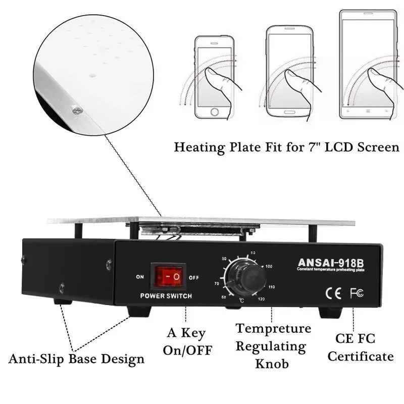 휴대폰 LCD 화면 분리기, 균일한 흡입, 제거, 수리 - Screen Separator Machine 리뷰 및 가격