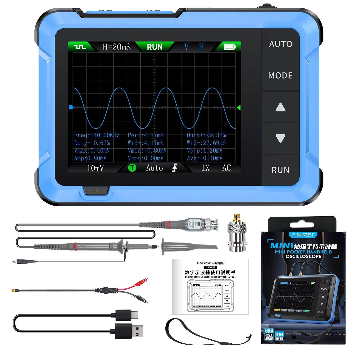 DSO510 미니 휴대용 2 in 1 핸드헬드 디지털  - Electronic Repair 리뷰 및 가격