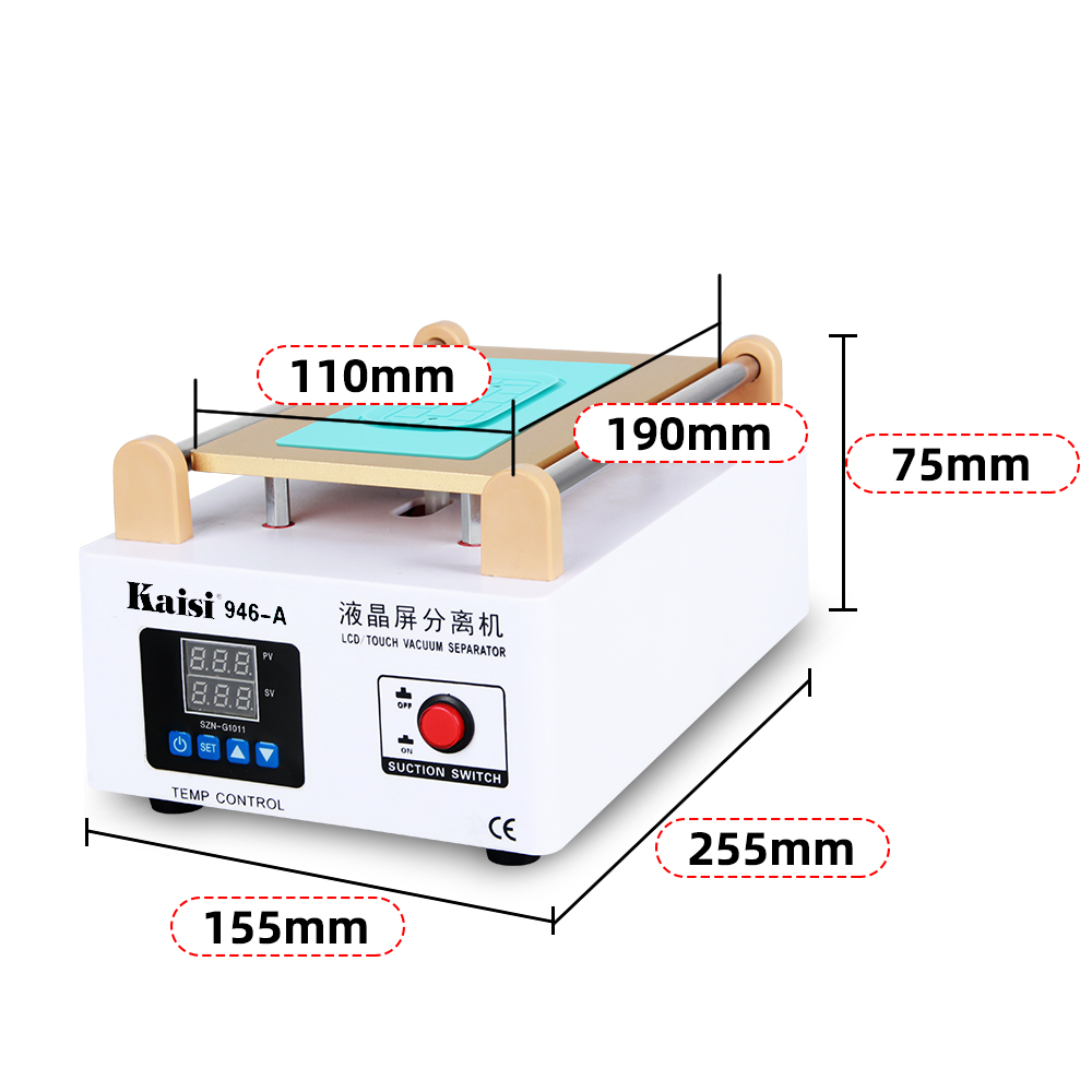 카이시 946A LCD 스크린 터치 스크린 분리기 내장 - Screen Separator Machine 리뷰 및 가격