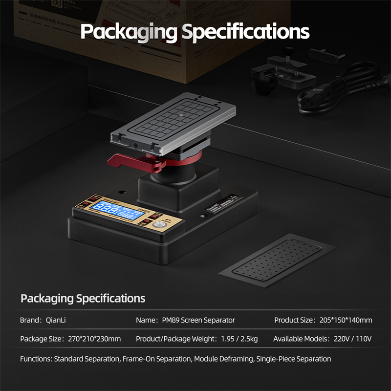 QIANLI PM89 LCD 스크린 분리기 360 °  - Screen Separator Machine 리뷰 및 가격