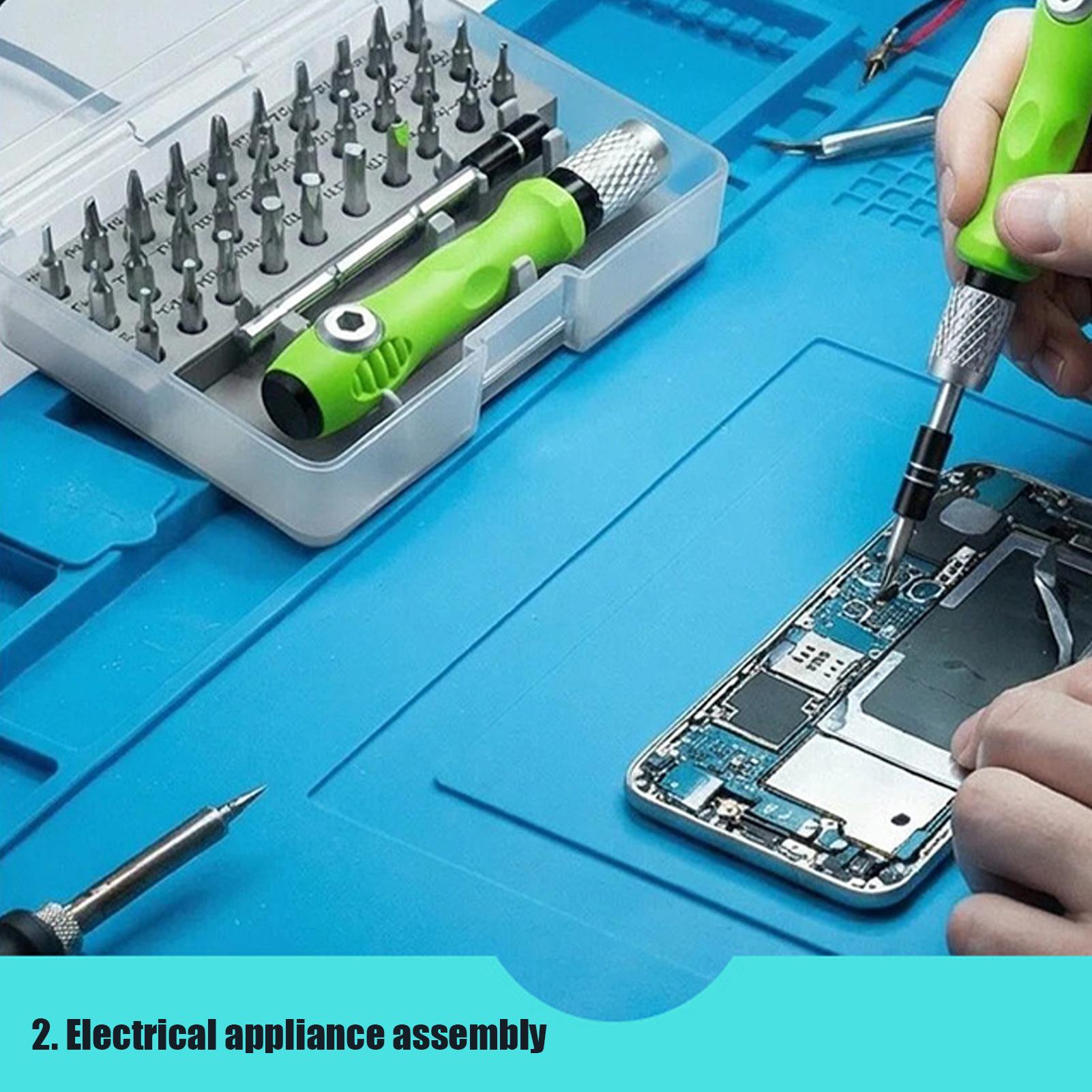 32 in 1 정밀 드라이버 세트 다기능 수동 수리 도 - Electronic Repair Tutorial 리뷰 및 가격